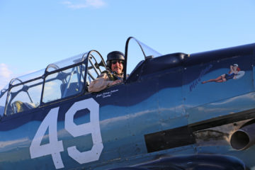 CWB CO to Sail T-6 to Hawaii for V-J Day Celebrations